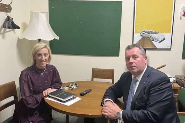 MP Carla Lockhart met with DEFRA Farming Minister Mark Spencer last week in London. (Pic supplied by Carla Lockhart)