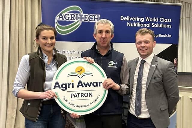 Amie Coonan, Agritech commercial and technical development manager, John Kenny, Agritech sales director and Robert Corroon, Agri Aware