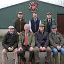Megargy and District Game and Conservation Society, front row from left, James Atkinson honorary president, Ian Glendinning chairman, Raymond Gray, treasurer, and Jeffrey Gilmour, committee member. Back row from left, Jonathan Mawhinney, committee member, Robert Glendinning, member, and Jonathan Hudson, member. Picture: Submitted