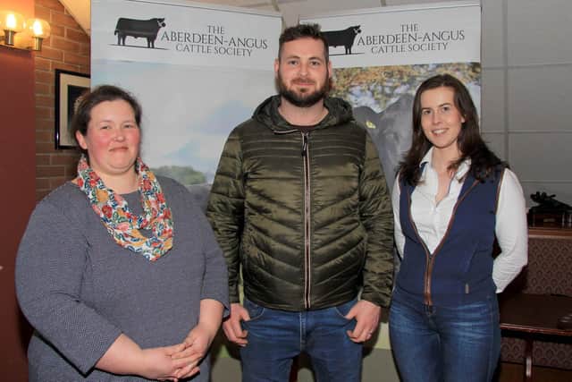 Newly elected committee members Fiona Troughton, Caolan McBrien and Mena McCloskey. Picture: Julie Hazelton