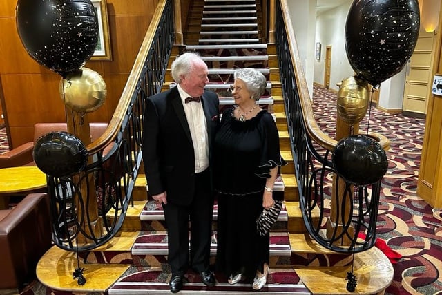 Mr and Mrs T Bratten at the Tynan and Armagh Foxhounds hunt ball