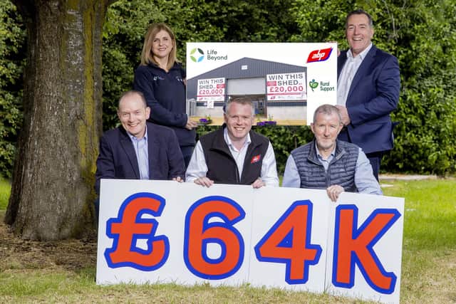 Veronica Morris Chief Executive Rural Support, George Mullan, Managing Director of ABP in Northern Ireland, Roger Sheahan General Manager ABP Linden Primal, Dungannon, Eamon Conroy General Manager ABP Newry and Seamus Kenny, General Manager ABP Dungannon.