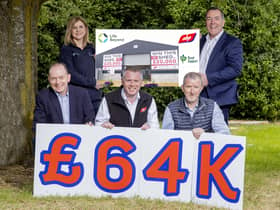 Veronica Morris Chief Executive Rural Support, George Mullan, Managing Director of ABP in Northern Ireland, Roger Sheahan General Manager ABP Linden Primal, Dungannon, Eamon Conroy General Manager ABP Newry and Seamus Kenny, General Manager ABP Dungannon.
