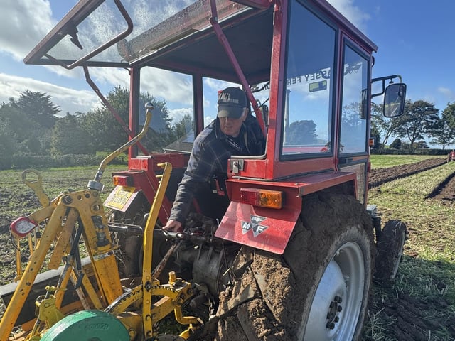 Eamon Cusack competing in the Classic Class at Listooder Ploughing Match last weekend