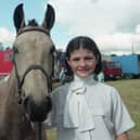 Pictured in September 1995 at the Ahoghill Pony Fair is 13-year-old Corrine Robb of Ballymena with her pony, Peggy Sue. Picture: Farming Life/News Letter archives