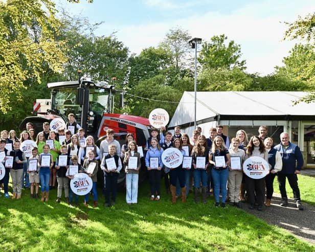 The winners at the 2026 Young British Farming Awards, held at Cannon Hall Farm on September 19.