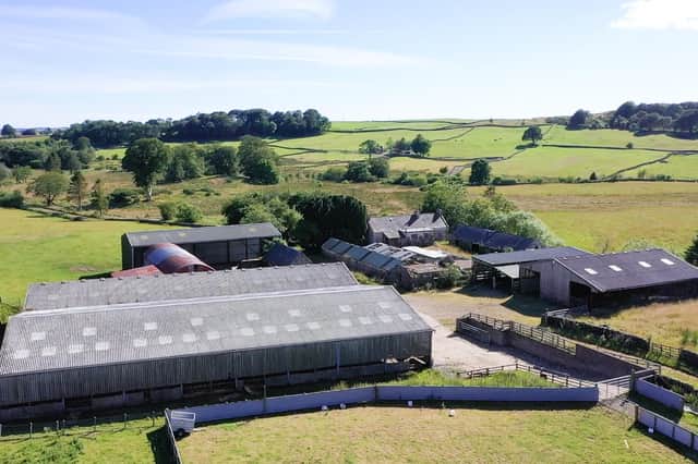 The sale comprises a now uninhabitable farmhouse and steading which could be developed to form a smallholding with extensive accommodation in a most attractive setting.
