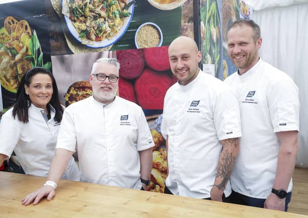 The Moy Park culinary team at the 155th Balmoral Show; Juila Winters, Aaron Dixon, Dean Skinner and Steve Dallas.
