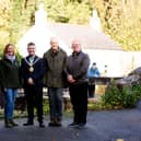 From left to right: Councillor Uel Mackin, Sara McClintock (chair), the Lord Mayor Councillor Ryan Murphy, Dr Andy Bridge (manager) and Councillor Alan Martin. Picture: Submitted