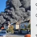 The scene in the Mourneview estate