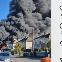Motorists asked to avoid Mourneview in Lurgan with oil tanker on fire in the area