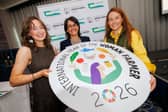 At the Growing Voices:  Women in Farming event, a panel discussion on getting into farming and making it work featured; (left to right) MJ Cleary, presenter of CountryLife on Midlands Radio 3; beef farmer Teleri Thomas; farm family members Kate Curran and John Fitzgerald; and dairy farmer and Teagasc Authority member, Vanessa Kiely O’Connor