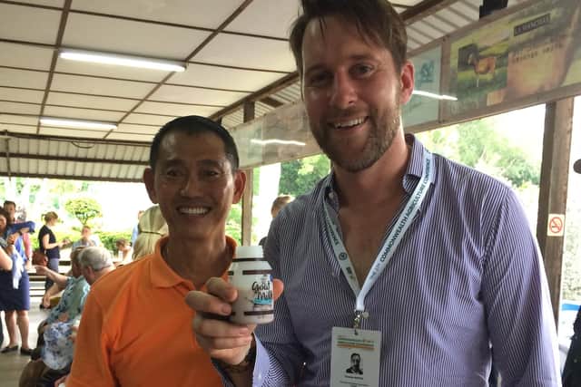 Tom Martin at the  Royal Agricultural Society of the Commonwealth (RASC) Conference in Singapore, an experience he hailed as “highly life changing". Picture: Submitted