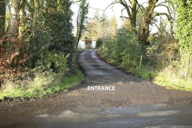 House foundations have been laid with a short private lane leading to the secluded wooded plot. Image: www.mcilraths.com