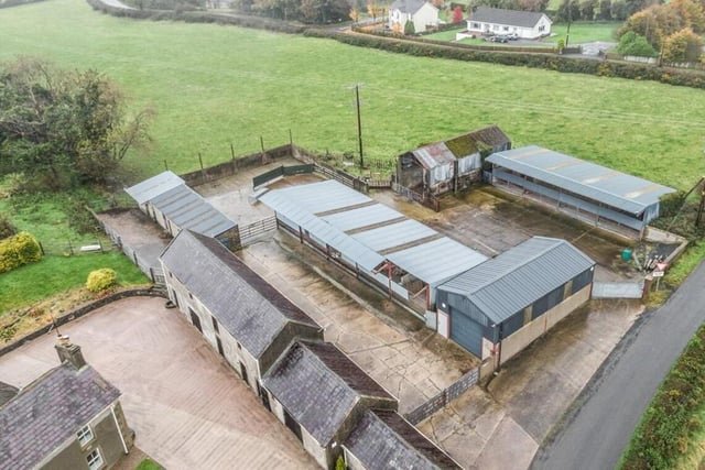 This small holding also offers an excellent range of farm buildings and handling yard, in addition to stone built out housing and stables. (Pic: Joyce Clarke)