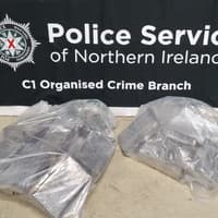 Drugs worth £2.4 million seized last night in Lisburn and man arrested a man following the search of a vehicle