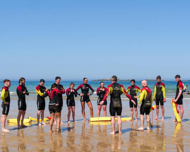 The lifeguards have been working hard in recent weeks during their inductions to prepare themselves for being back on our beaches next week. (Pic: RNLI)