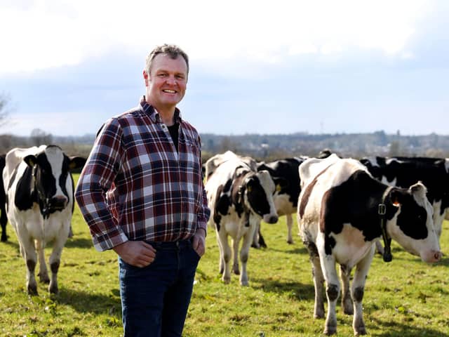 Kyle Savage, photographed at his farm near Donaghcloney.  Photo Pacemaker Press