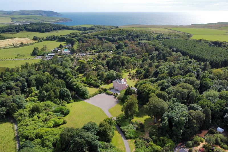 The estate extends to just over 1,630 acres in total with Logan House, a beautiful Queen Anne property, at its heart.