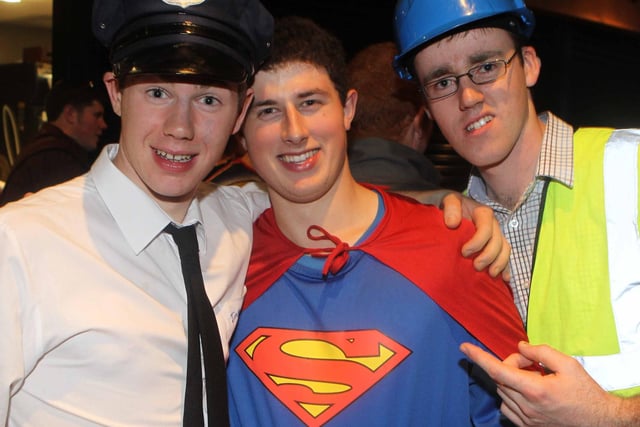 Ross, Jack and William  Beattie at the Co Antrim YFC Halloween Tramps Ball. PICTURE STEVEN MCAULEY/MCAULEY MULTIMEDIA