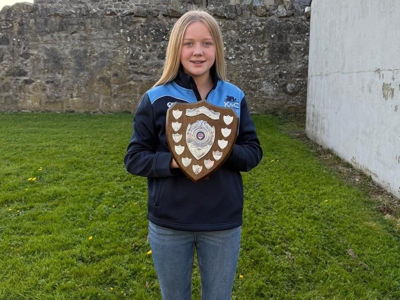 Cerys Millar at Kells and Connor YFC's prize giving. Picture: Kells and Connor YFC