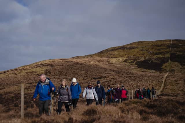 The weekend trek was part of the Sperrin Walking programme, which continues across councils throughout March.