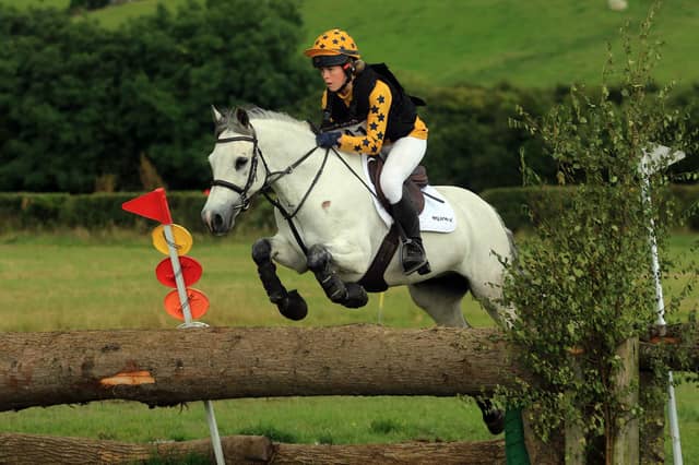 Tilly Tumilty and Barnadown Lad won the EI90(P) class at Tullymurry. (Pic: Anne Hughes)