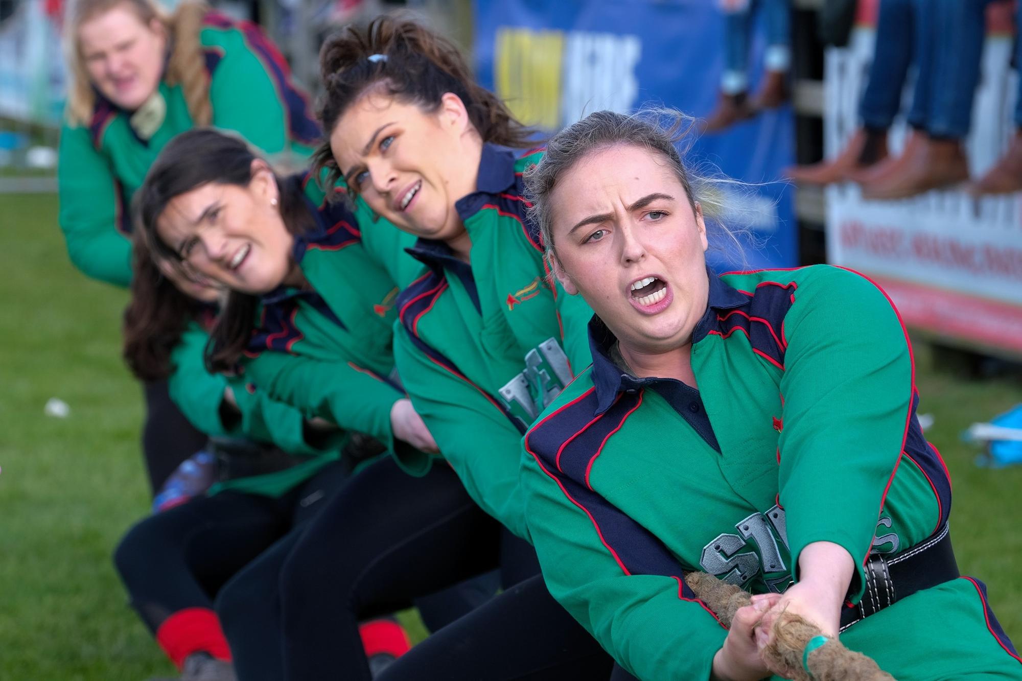 Young Farmers' tug of war at Balmoral Show
