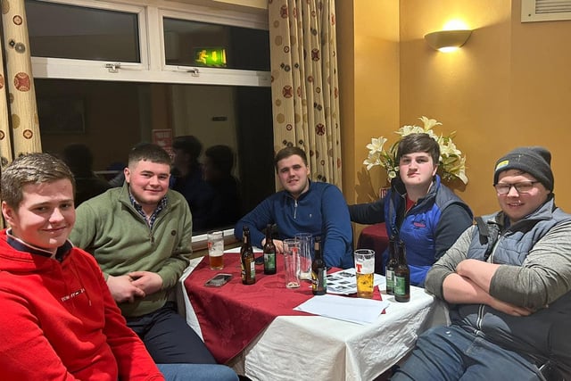 Cappagh YFC who attended the Tyrone quiz night