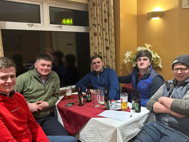 Cappagh YFC who attended the Tyrone quiz night