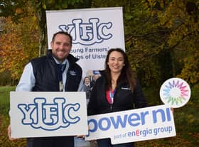 YFCU president, Peter Alexander and Amy Bennington, Power NI’s commercial marketing manager