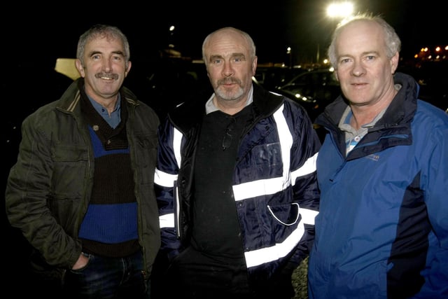 Robert McAuley Seamus McKeever and Wilmar McCaughern pictured at the John McElderry's open night in Ballymoney. Picture: Steven McAuley/Kevin McAuley Photography Multimedia