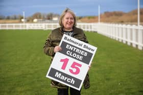 Karen Hughes reminds exhibitors that entries for Balmoral Show 2023 close on Wednesday 15 March at 5pm.