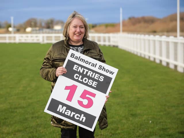 Karen Hughes reminds exhibitors that entries for Balmoral Show 2023 close on Wednesday 15 March at 5pm.