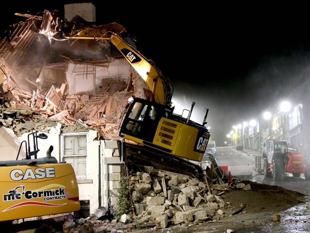 Antrim Arms demolished in Ballycastle