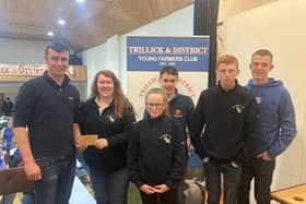 The winning team, Clanabogan YFC and Trillick's incoming club leader, James Vance