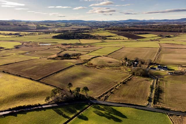 Newlands lies in a productive area of farmland in central Aberdeenshire.