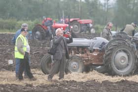 Recording the match at the 12th annual Northern Ireland Vintage Tractor Ploughing Championships at Hillsborough in October 2007. Picture: Kevin McAuley