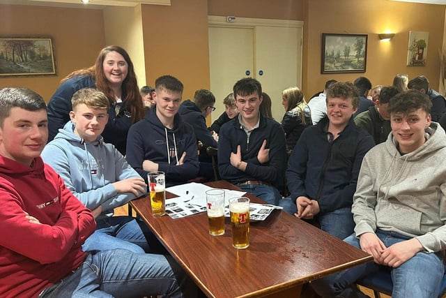Trillick and District YFC who attended the Tyrone quiz night