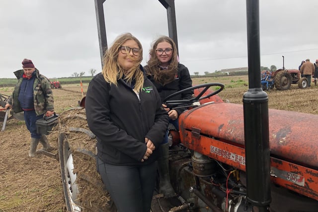 Rebecca and Paula Gilroy at the recent Ploughing Academy for Northern Ireland match which took place last Saturday (September 16th) saw a record number of entries as the Academy grows in strength and stature catering for people of all ages and abilities. Picture: The Ploughing Academy for Northern Ireland