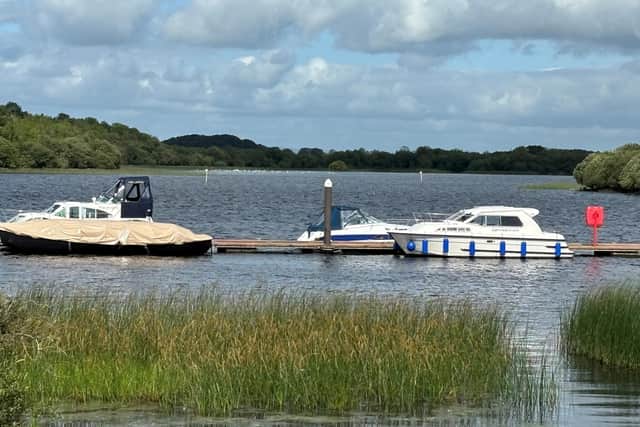 A boat on Lough Erne