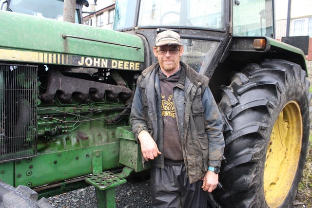 Bernard Rice at the tractor run at Loughbrickland last Saturday