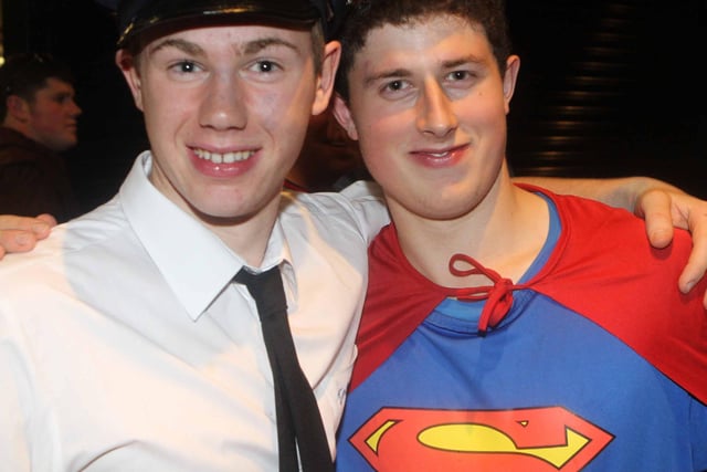 Ross and Jack Beattie at the Co Antrim YFC Halloween Tramps Ball. PICTURE STEVEN MCAULEY/MCAULEY MULTIMEDIA