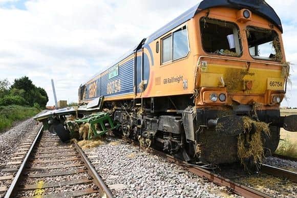 RAIB has today released its report into a collision between a train and agricultural equipment at Kisby user worked crossing, Cambridgeshire, on 19 August 2021.
