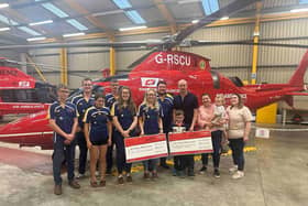 Moycraig YFC presented a cheque to the Air Ambulance NI charity. (Pic supplied by AANI)