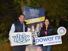 YFCU president, Peter Alexander, with Amy Bennington, commercial marketing manager at Power NI