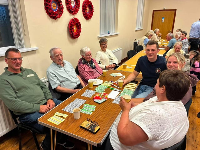 The Fullerton family at the YFC bingo night