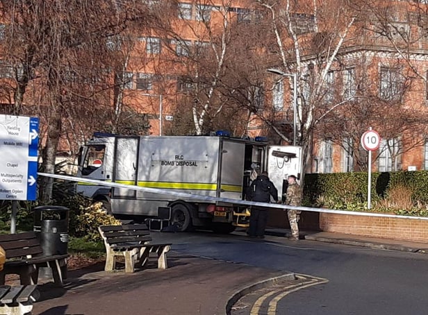 <p>A cordon has been put in place at St James's Hospital and army specialists are in attendance. Photo: National World</p>