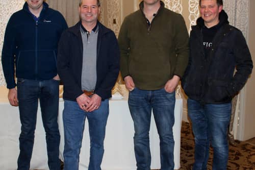 Coleraine farmers David Aiken, Mark McCollum, William Hazlett and Geoff McNeill