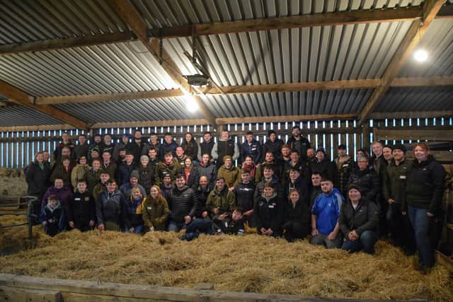 Attendees pictured at the Inaugural Blackface Sheep Breeders' Association Young Breeders' event. (Pic: BSBA)
